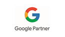 Logo oficial do programa Google Partner